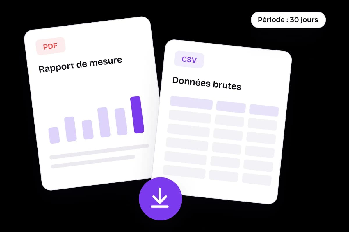 Export et rapports