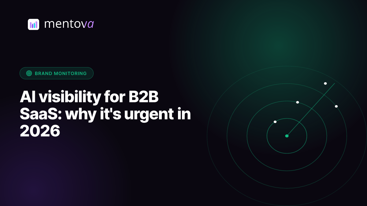 AI visibility for B2B SaaS: why it's urgent in 2026