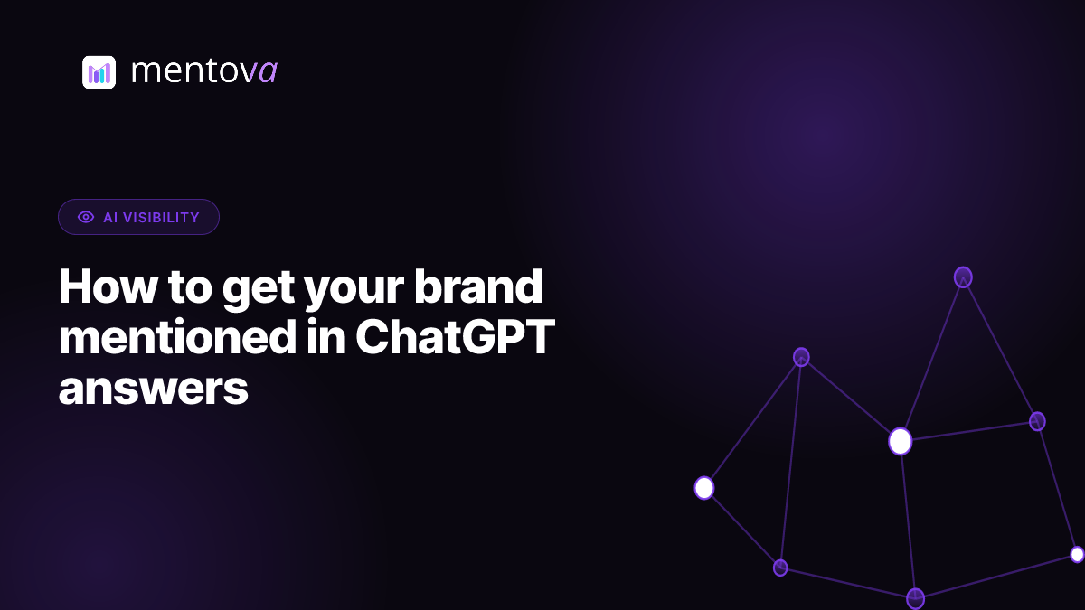 How to get your brand mentioned in ChatGPT answers