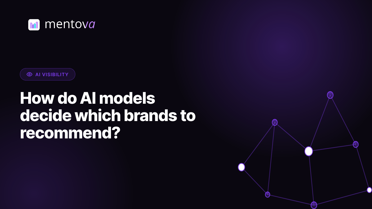 How do AI models decide which brands to recommend?