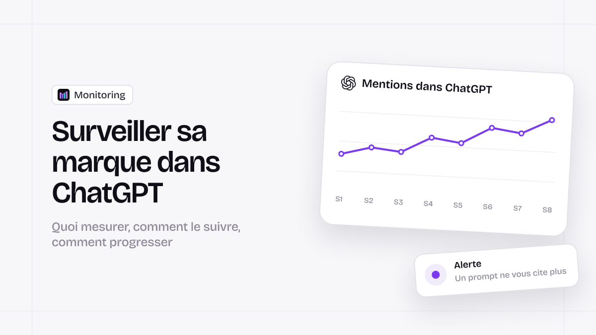 Surveiller sa marque dans ChatGPT : le guide pratique (2026)